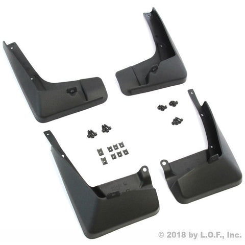 Red Hound Auto Mud Flaps Compatible with Toyota Corolla 2014-2018 Splash Guards Front and Rear Molded 4pc Full Set