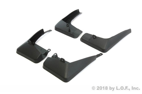 Red Hound Auto Mud Flaps Compatible with Toyota Corolla 2014-2018 Splash Guards Front and Rear Molded 4pc Full Set