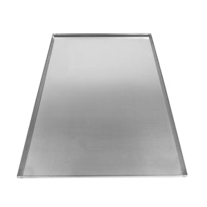 Red Hound Auto Metal Replacement Tray for Dog Crate 47 x 27 x 1 Inches Heavy Duty Stainless Steel Chew Proof Kennel Cage Pan Leakproof Liner Compatible with Midwest and More