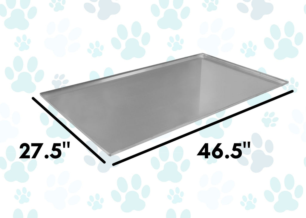 Red Hound Auto Metal Replacement Tray for Dog Crate 46.5 x 27.5 x 1 In redhoundauto