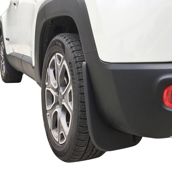 Red Hound Auto Premium Heavy Duty Molded 2015-2018 Compatible with Jeep Renegade Mud Flaps Guards Splash Front & Rear Full 4pc Set