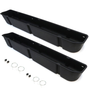Red Hound Auto 2 Under Seat Storage Box Compatible with Ford F-150 Super Cab (2015-2019), F-250 F-350 F-450 F-550 Super Duty SuperDuty (2017-2019) SuperCab Only Underseat System Set of 2
