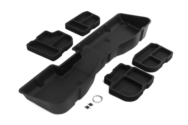 Red Hound Auto 3 Under Seat Storage Boxes with Organizer Inserts Compatible with Chevy Chevrolet GMC Silverado Sierra 1500 2007-2018 Crew CAB Underseat System Will Only fit Full Crew Cab Premium Kit