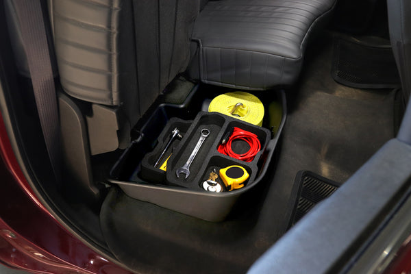 Red Hound Auto 3 Under Seat Storage Boxes with Organizer Inserts Compatible with Chevy Chevrolet GMC Silverado Sierra 1500 2007-2018 Crew CAB Underseat System Will Only fit Full Crew Cab Premium Kit