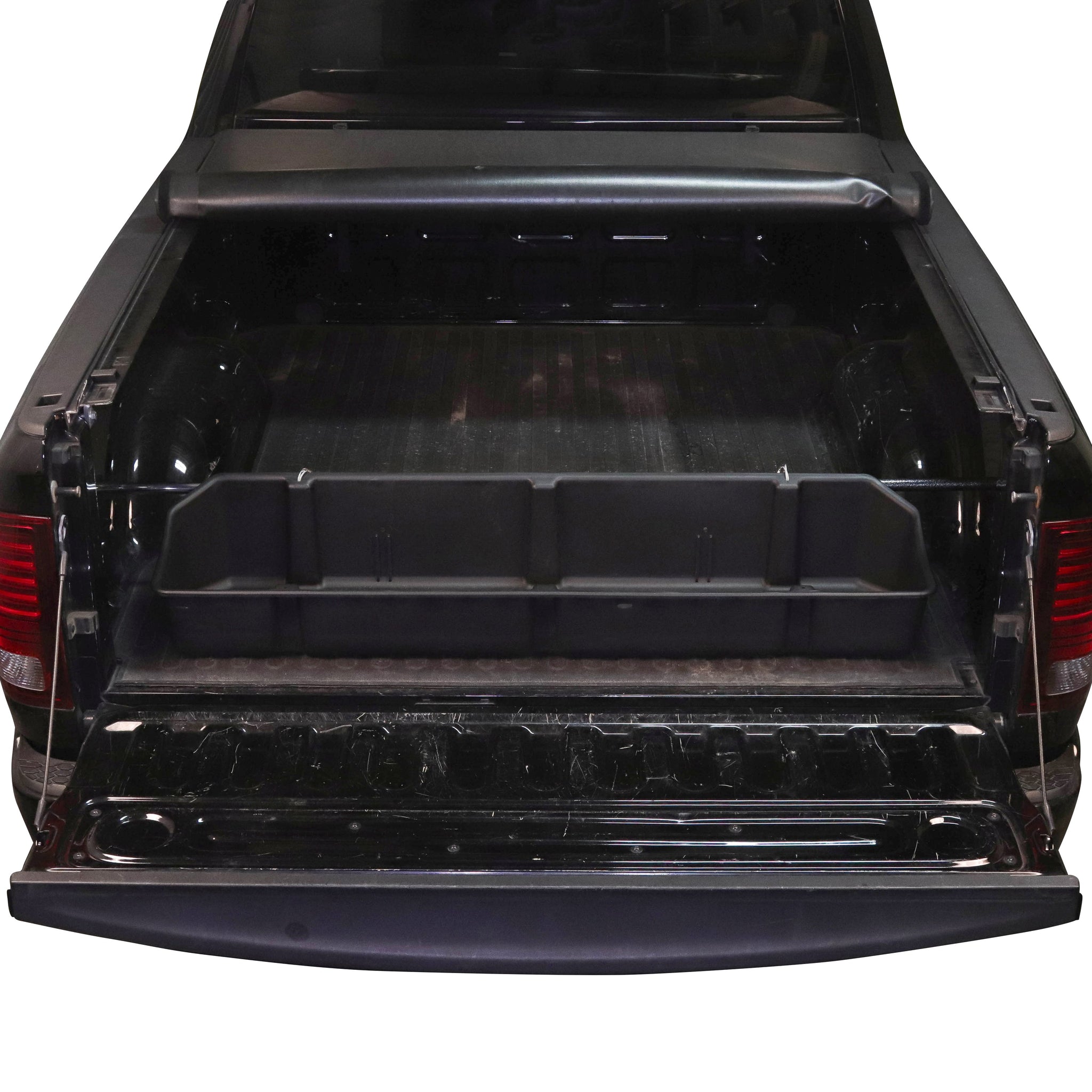 Red Hound Auto Truck Bed Storage Cargo Container Compatible with Dodge Ram 1500 2500 3500 2002-2010 Transport Organizer with Secure Attachment System for Groceries Tools Golf Clubs and More