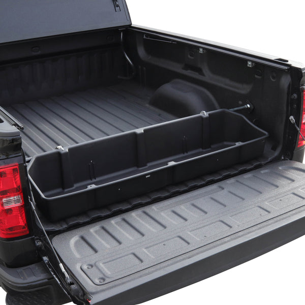 Red Hound Auto Full-Size Truck Bed Storage Cargo Organizer Compatible with Ford Chevrolet GMC Dodge Ram Toyota Nissan Universal for 55 Inch Wide to 69 inch Wide Bed Secures and Protects Groceries Tools and More