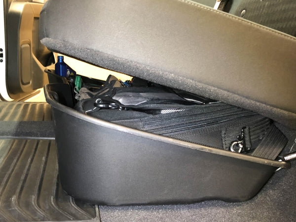 Red Hound Auto Under Seat Storage Box Compatible with Chevrolet Chevy GMC Silverado Sierra 1500 2019-2023, 2500HD 3500HD 2020-2023 Crew Cab Only Underseat System