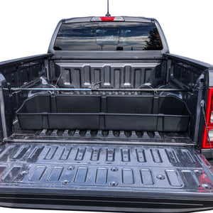 Red Hound Auto Truck Bed Storage Cargo Container Compatible with Ford Ranger 1999-2023 Transport Organizer with Secure Attachment System for Groceries Tools Golf Clubs and More