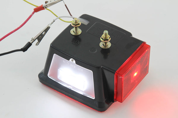 LED Square Red Trailer Turn Signal Stop 2 Light DOT Compliant Set L R Submersible Under 80
