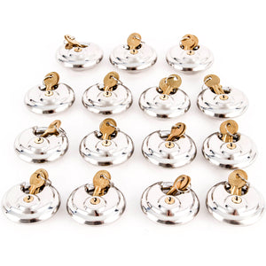 Red Hound Auto 15 Stainless Steel Armor Disc Padlocks Trailer/Self Storage Locks Keyed Alike