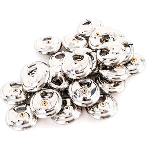 Red Hound Auto 25 Stainless Steel Armor Disc Padlocks Trailer/Self Storage Locks Keyed Alike