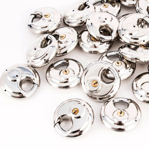 Red Hound Auto 40 Stainless Steel Armor Disc Padlocks Trailer/Self Storage Locks Keyed Alike