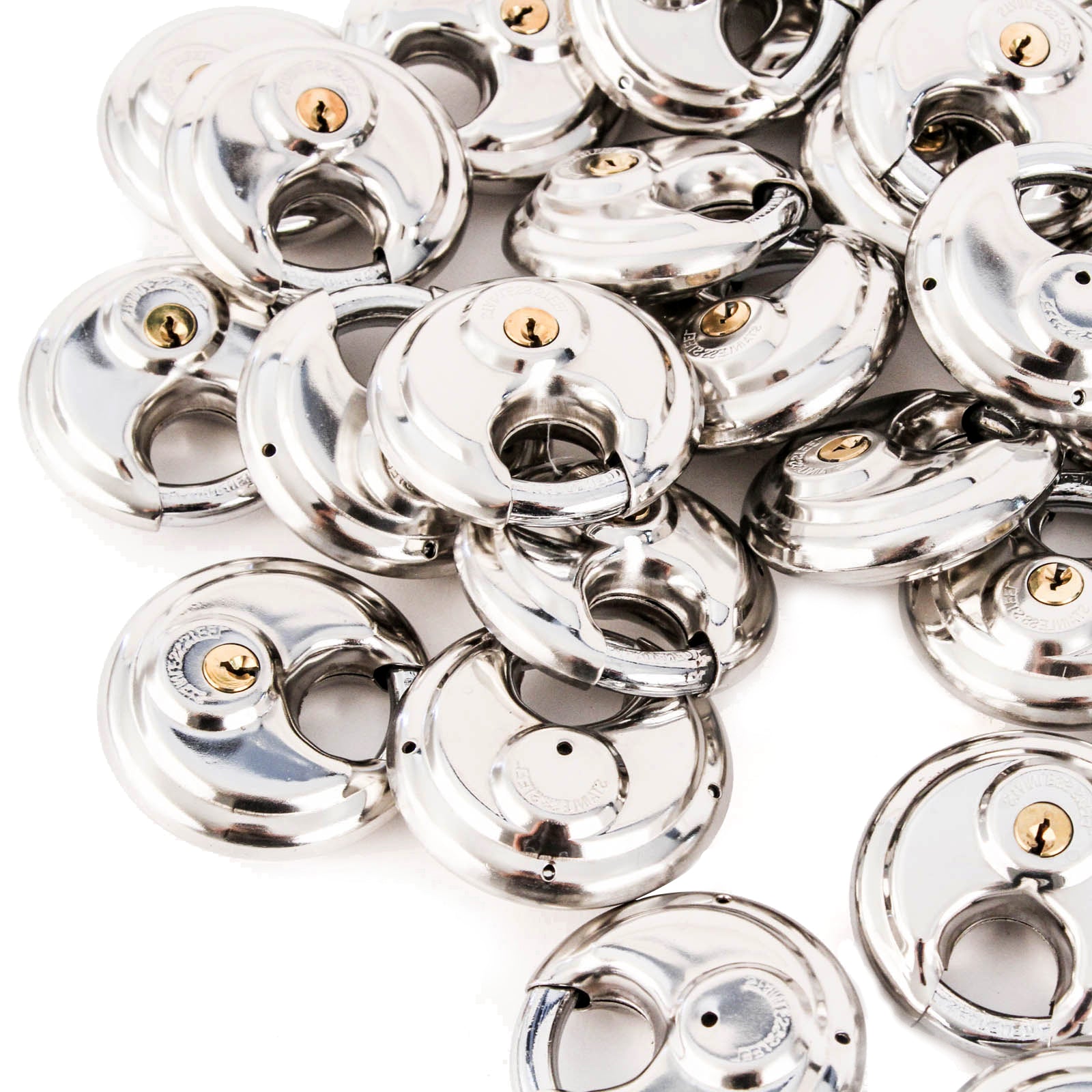 Red Hound Auto 75 Stainless Steel Armor Disc Padlocks Trailer/Self Storage Locks Keyed Alike