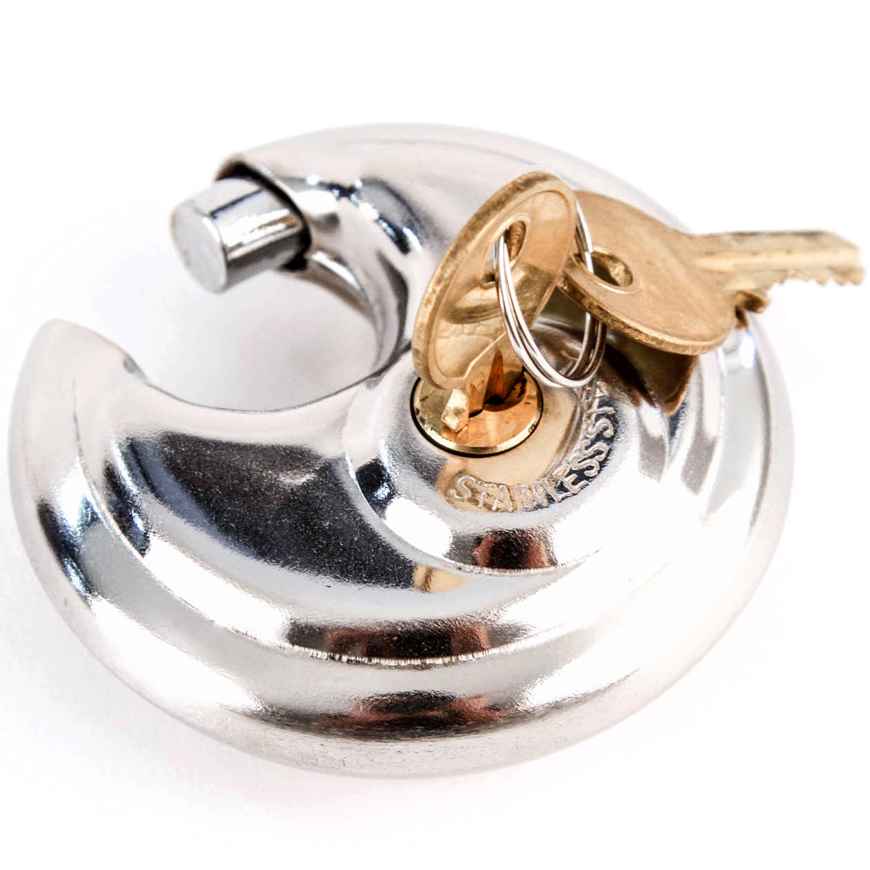 Red Hound Auto 150 Stainless Steel Armor Disc Padlocks Trailer/Self Storage Locks Keyed Alike