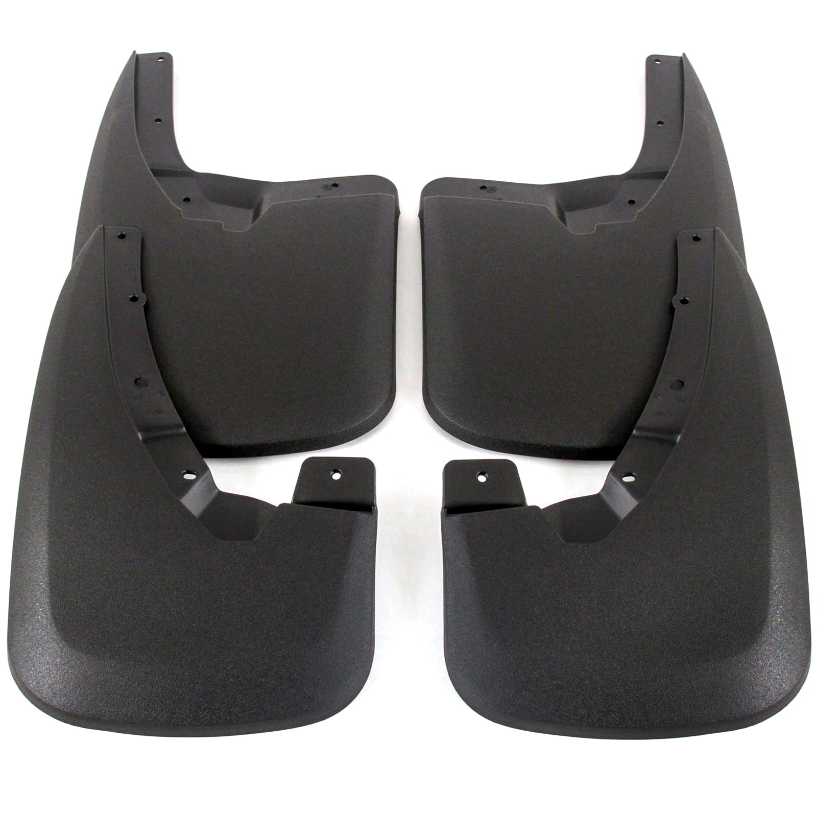Red Hound Auto Premium Mud Flaps Splash Guards Compatible with Dodge Ram (1500 2009-2018, 1500 Classic 2019, 2500 3500 2010-2018) Molded Front & Rear 4 Piece Set (for Trucks Without Fender Flares)