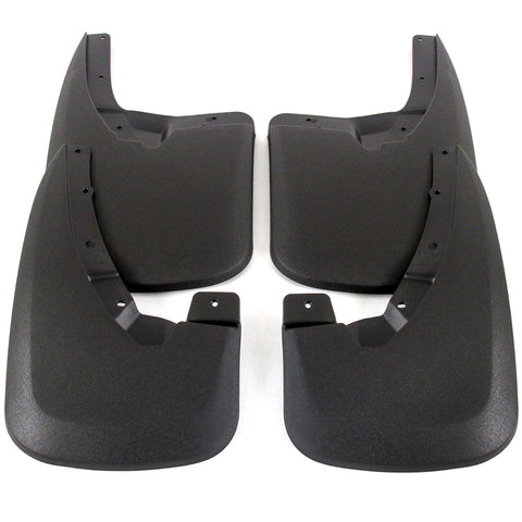 Red Hound Auto Premium Mud Flaps Splash Guards Compatible with Dodge Ram (1500 2009-2018, 1500 Classic 2019, 2500 3500 2010-2018) Molded Front & Rear 4 Piece Set (for Trucks Without Fender Flares)