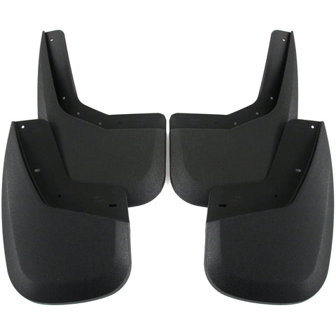 Red Hound Auto Premium Heavy Duty Molded Compatible with GMC Sierra 1500 (2007-2013) & 2500 3500 (2007-2014) Mud Flaps Guards Splash Front & Rear 4pc Set (2007 Includes New Body Style Only)