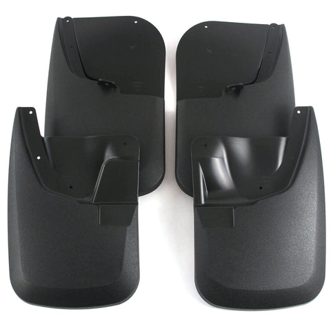 Red Hound Auto Heavy Duty Molded Mud Flaps Compatible with Ford Super Duty F250/F350 2011-2016 Mud Guards Splash Front & Rear 4pc Set (for Trucks Without Fender Flares)
