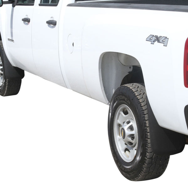 Premium Heavy Duty Molded 2007-2013 Compatible with Silverado 1500 Mud Flaps Guards Splash Front & Rear 4pc Set