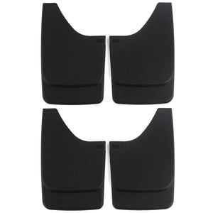 Red Hound Auto Premium Heavy Duty Molded Universal Mud Flaps Guards Splash Front and Rear Set 4pc