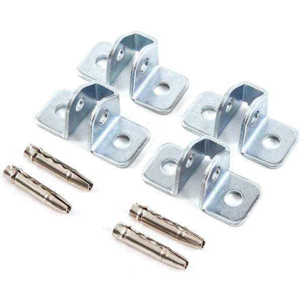 Red Hound Auto Door Check Bracket & Pin Compatible with Jeep (Cherokee 1984-2001, Comanche 1986-1992, Wagoneer 1984-1990) Replacement RePair 4 Door Set