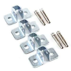 Red Hound Auto Door Check Bracket & Pin Compatible with Jeep (Cherokee 1984-2001, Comanche 1986-1992, Wagoneer 1984-1990) Replacement RePair 4 Door Set