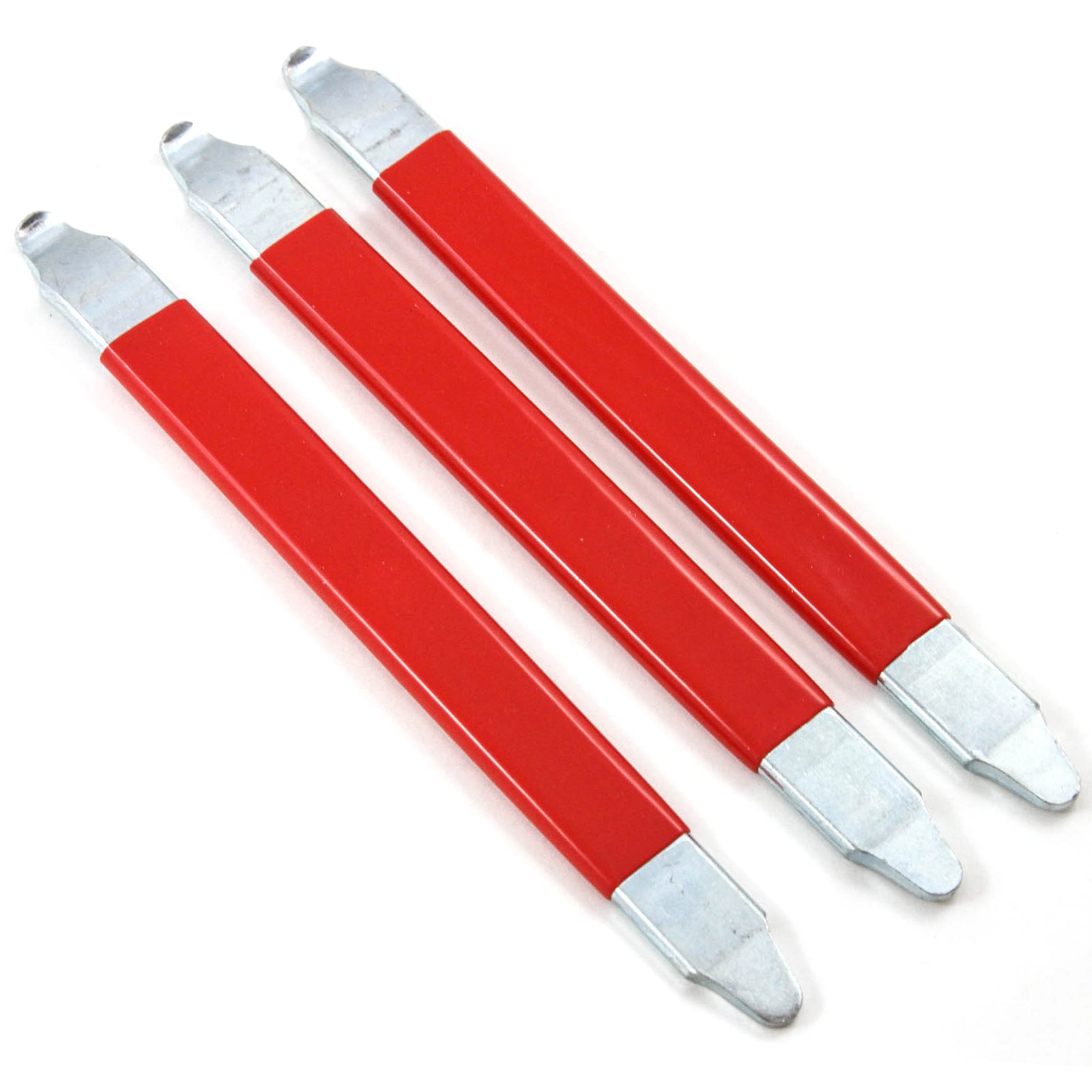 Red Hound Auto Three Pack Motorcycle Bicycle Scooter Dirt Bike Tire Spoon Iron Changing Tool 8 1/2 Inches Heavy Steel New Pry Bar Kit