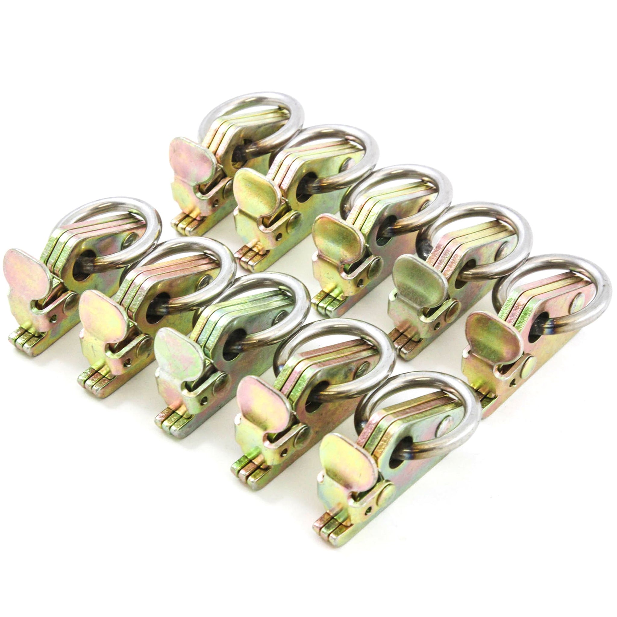 10 E Track Rope Rings Heavy Duty Cargo Van Hook Encllosed Utility Box Trailer