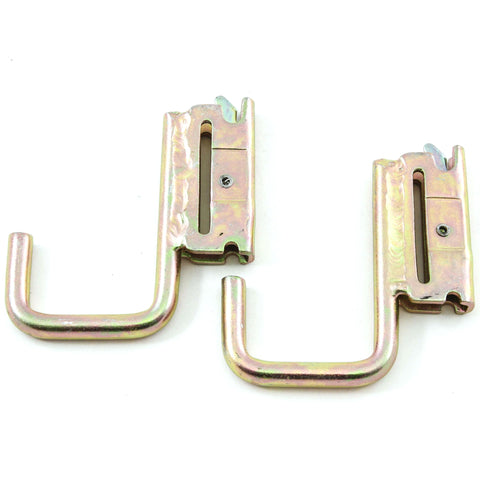 Red Hound Auto 2 Square J Hooks for E Track System Trailer Flatbed Jacket Rack