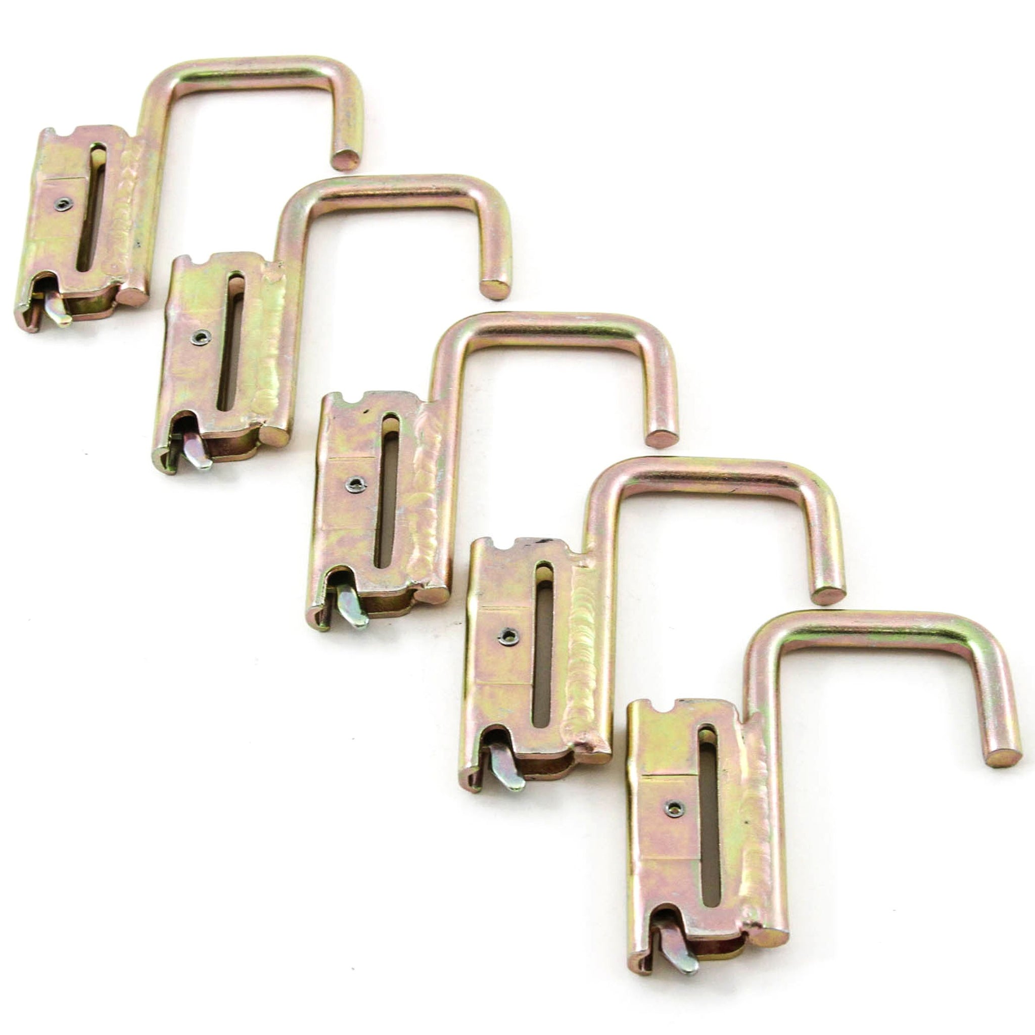 Red Hound Auto 5 Square J Hooks for E Track System Trailer Flatbed Jacket Rack