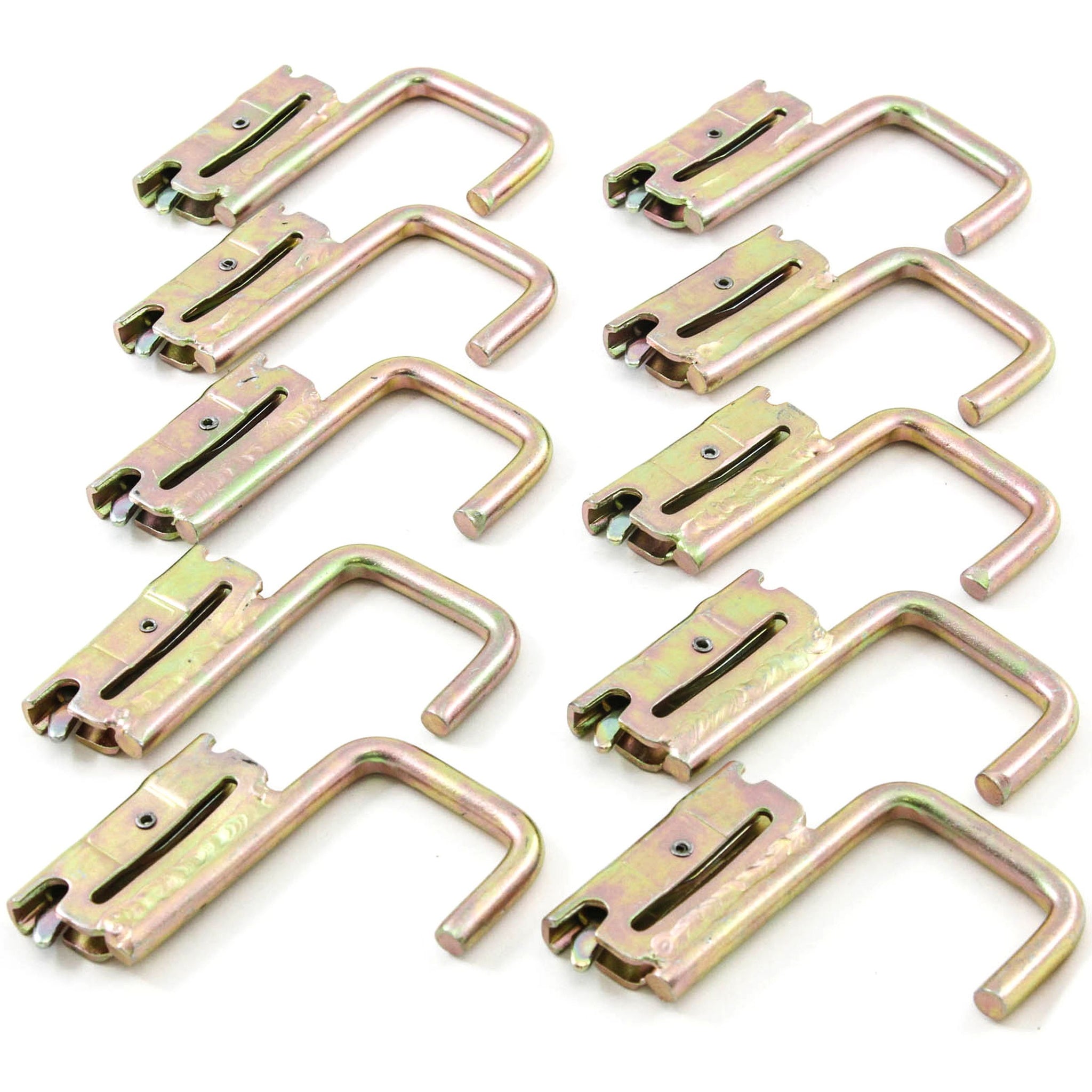 Red Hound Auto 10 Square J Hooks for E Track System Trailer Flatbed Jacket Rack