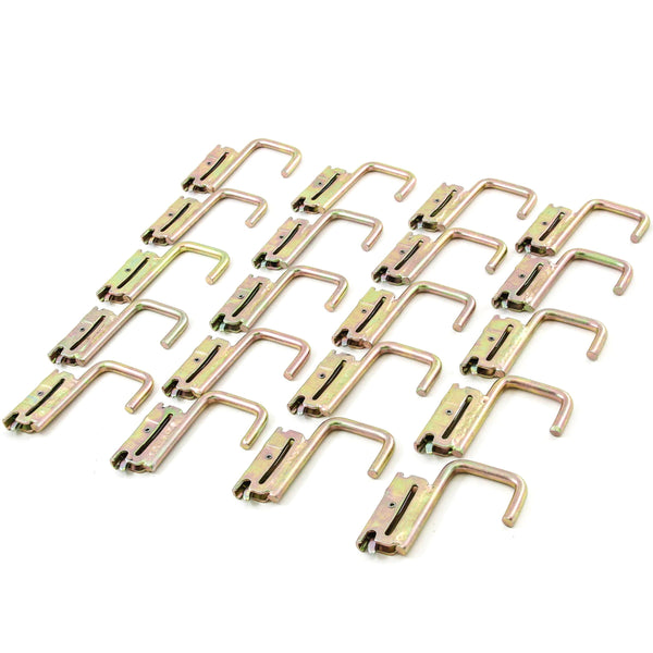 Red Hound Auto 20 Square J Hooks for E Track System Trailer Flatbed Jacket Rack