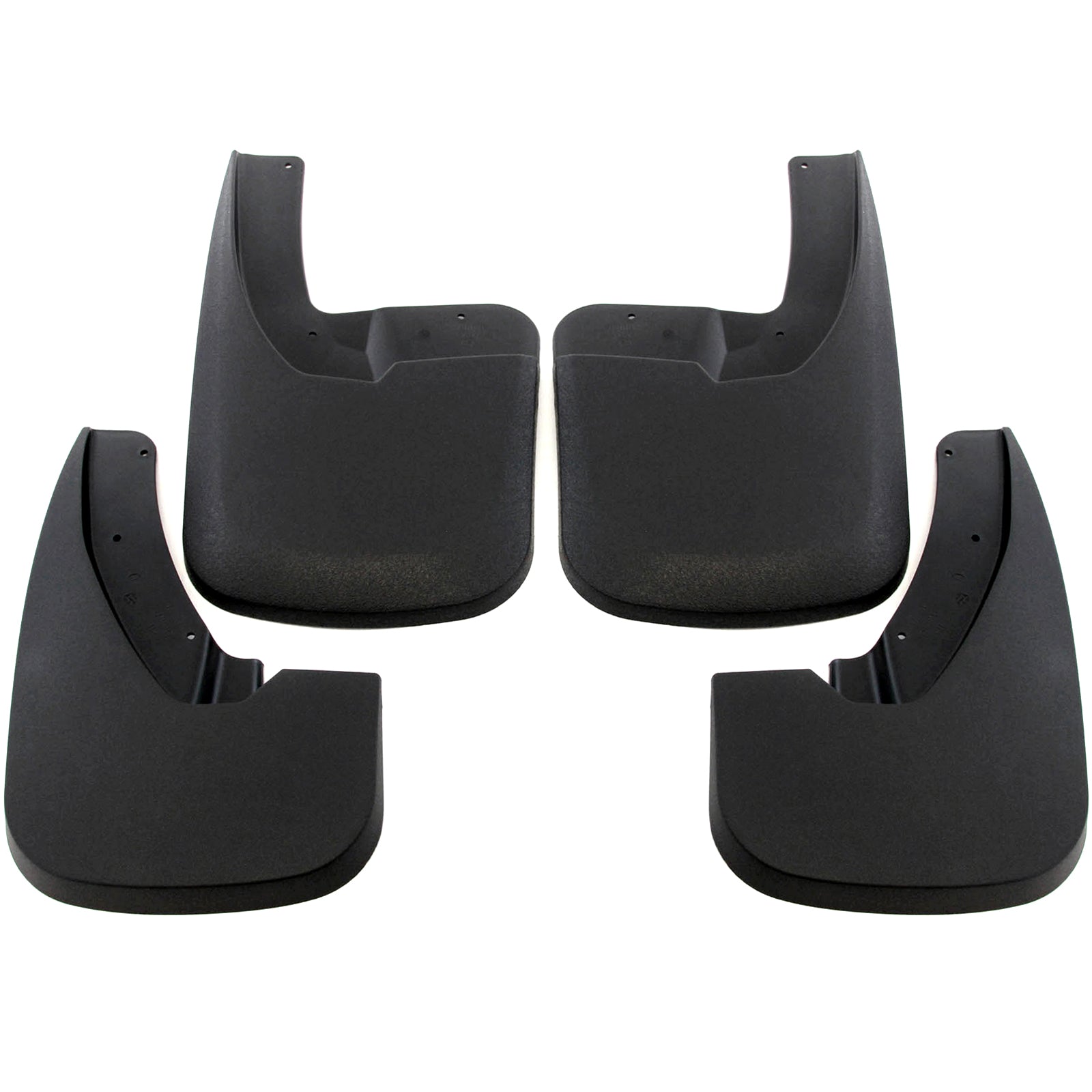 Red Hound Auto Premium Mud Flaps Splash Guards Compatible with Dodge Ram (1500 2009-2018, 1500 Classic 2019, 2500 3500 2010-2018) Molded Front & Rear 4 Piece Set (for Trucks with OEM Fender Flares)
