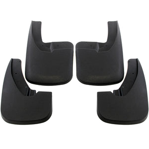 Red Hound Auto Premium Mud Flaps Splash Guards Compatible with Dodge Ram (1500 2009-2018, 1500 Classic 2019, 2500 3500 2010-2018) Molded Front & Rear 4 Piece Set (for Trucks with OEM Fender Flares)