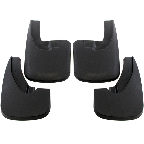 Red Hound Auto Premium Mud Flaps Splash Guards Compatible with Dodge Ram (1500 2009-2018, 1500 Classic 2019, 2500 3500 2010-2018) Molded Front & Rear 4 Piece Set (for Trucks with OEM Fender Flares)
