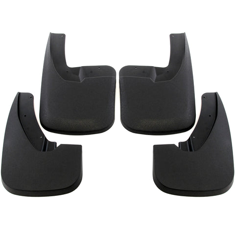 Red Hound Auto Premium Mud Flaps Splash Guards Compatible with Dodge Ram (1500 2009-2018, 1500 Classic 2019, 2500 3500 2010-2018) Molded Front & Rear 4 Piece Set (for Trucks with OEM Fender Flares)