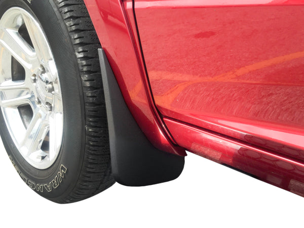 Red Hound Auto Premium Mud Flaps Splash Guards Compatible with Dodge Ram (1500 2009-2018, 1500 Classic 2019, 2500 3500 2010-2018) Molded Front & Rear 4 Piece Set (for Trucks with OEM Fender Flares)