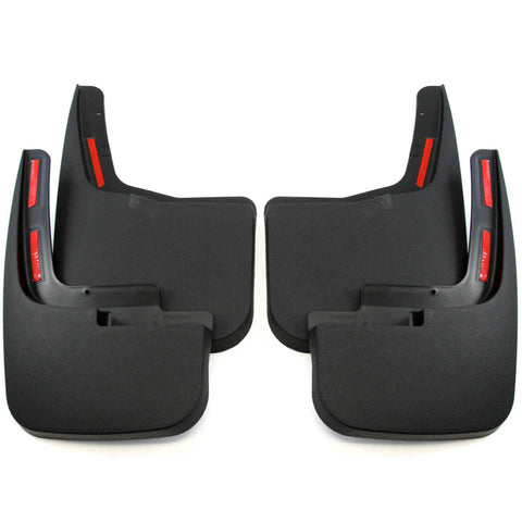 Red Hound Auto Premium Heavy Duty Molded 2015-2020 Compatible with Ford F-150 Mud Flaps Guards Splash Front Rear 4pc Set (with OEM Fender Flares/Trim)
