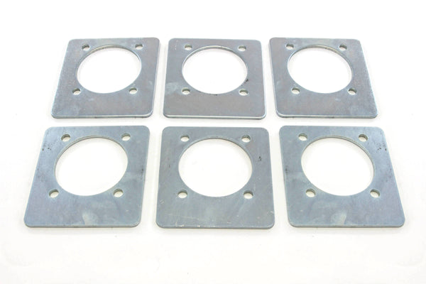 6) Backing Plate Mounting Plates for D Ring Plate Tie Down Recessed