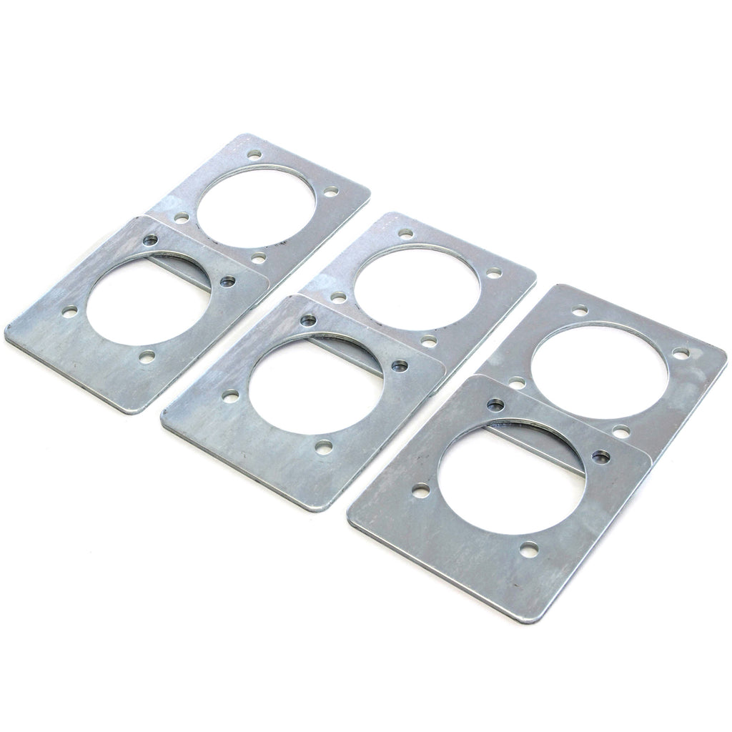 D ring outlet backing plate