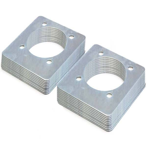 20) Backing Plate Mounting Plates for D Ring Plate Tie Down Recessed