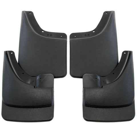 Red Hound Auto Heavy Duty Molded Mud Flaps Compatible with Dodge Ram (2002-2008 1500 & 2003-2009 2500 3500) Mud Flaps Guards Splash - for Trucks Without Fender Flares - Front & Rear 4pc Set