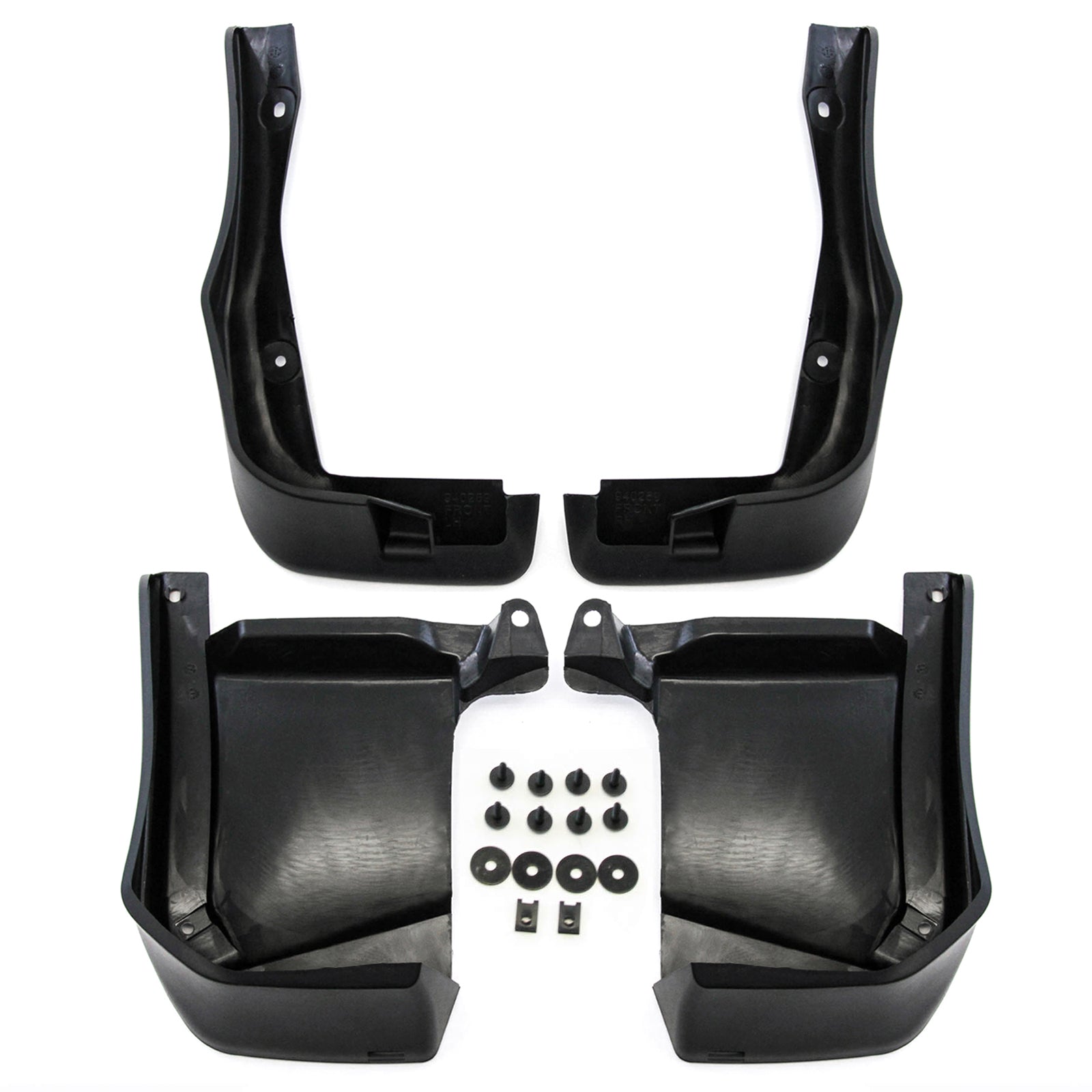 2013-2015 Compatible with Honda Accord Sedan Mud Flaps Mud Guards Splash Guards Front Rear Molded 4pc Set