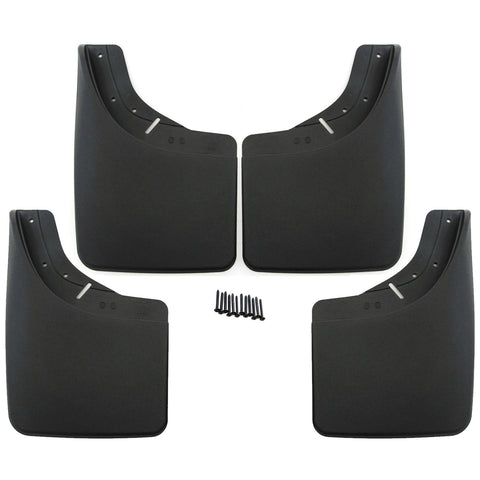 Red Hound Auto 1988-99 Compatible with Chevy GMC C/K & 92-99 Suburban Mud Flaps Guards Splash Front Rear 4pc