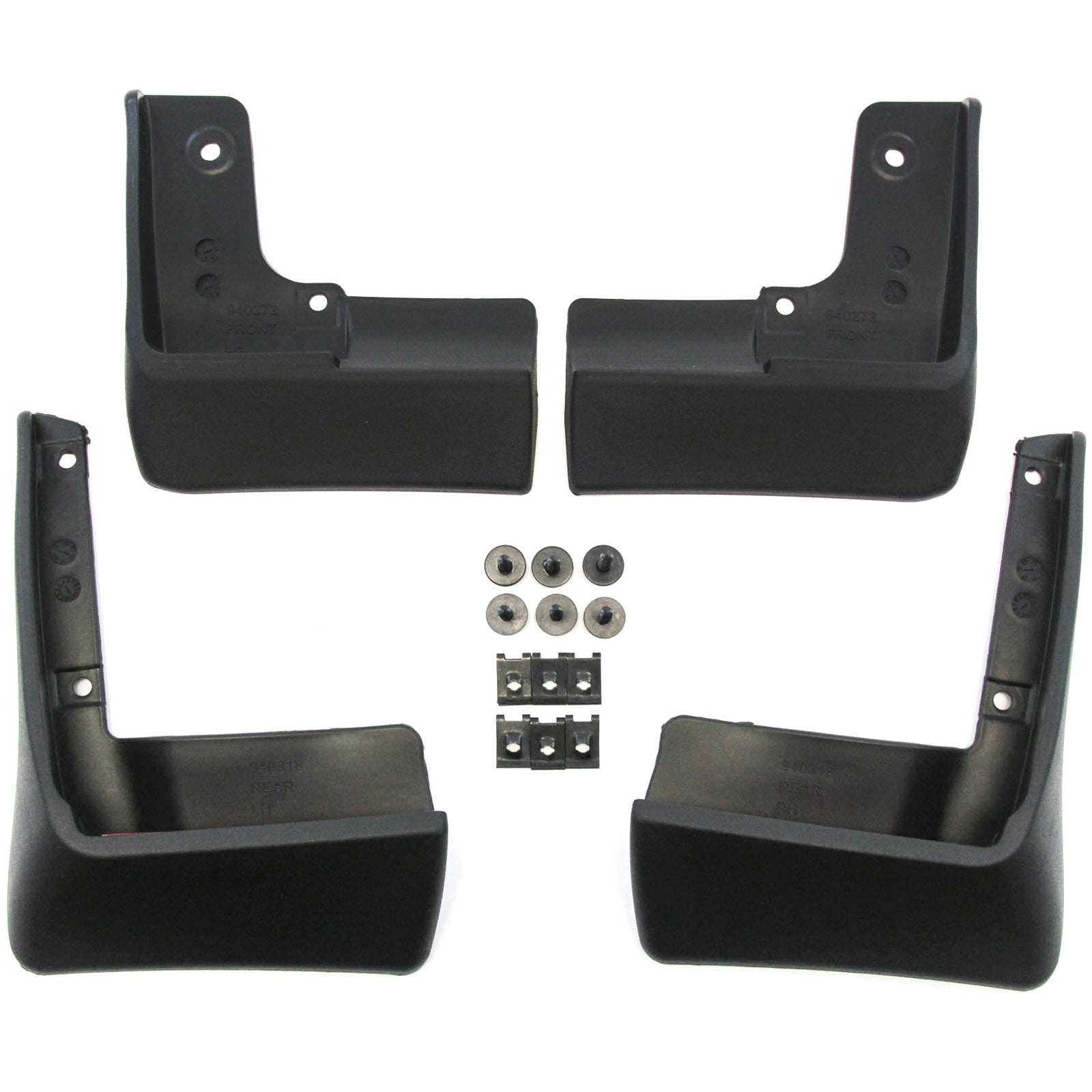 Red Hound Auto Protection and Custom Fit Molded 2010-2015 Compatible with Toyota Prius Mud Flaps Guards Splash 4 Piece Set