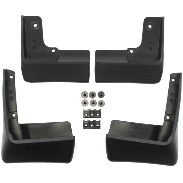 Red Hound Auto Protection and Custom Fit Molded 2010-2015 Compatible with Toyota Prius Mud Flaps Guards Splash 4 Piece Set