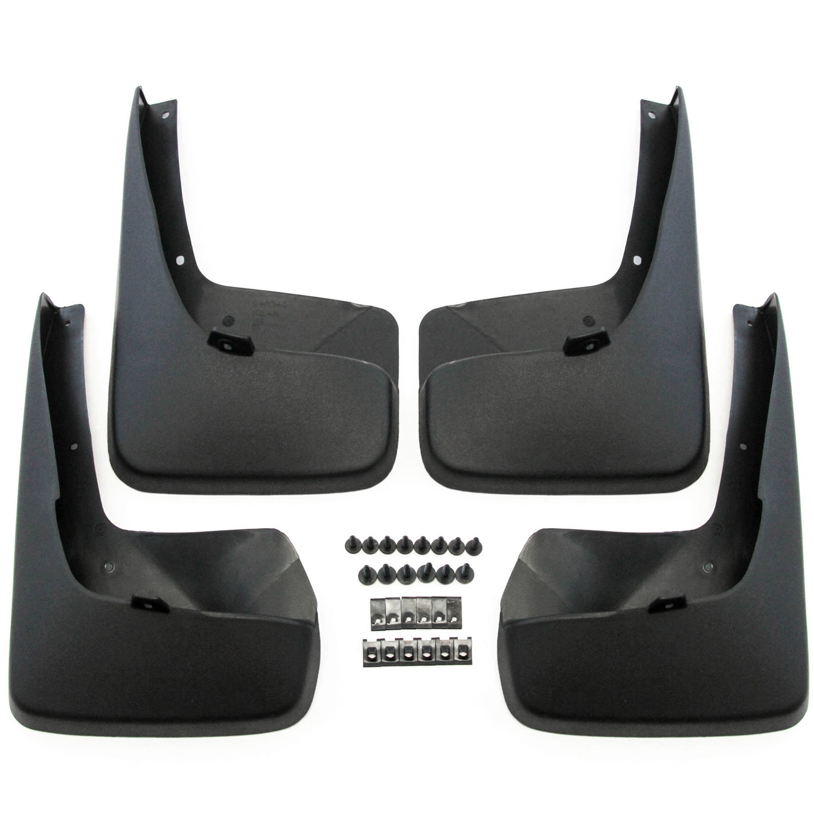 Red Hound Auto Premium Heavy Duty Molded Compatible with 2011-2017 Chrysler Town & Country Mud Flaps Splash Guards w o Running Boards 4pc Set