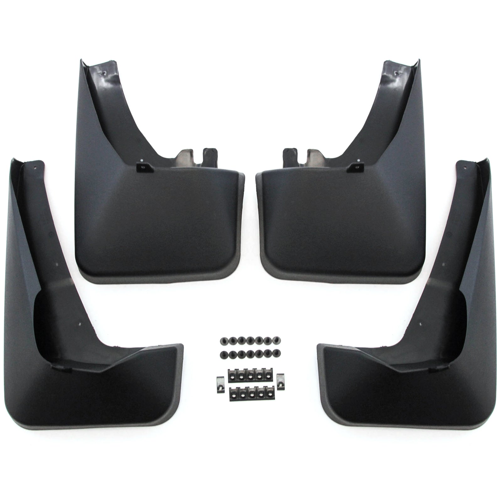 Red Hound Auto 2006-2010 Compatible with Jeep Commander Mud Flaps Splash Guard Without Running Boards Front Rear 4 Piece Set Custom Molded