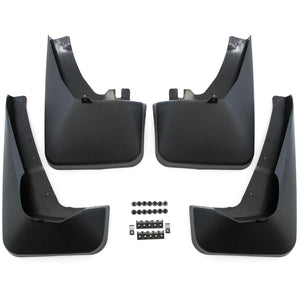Red Hound Auto 2006-2010 Compatible with Jeep Commander Mud Flaps Splash Guard Without Running Boards Front Rear 4 Piece Set Custom Molded
