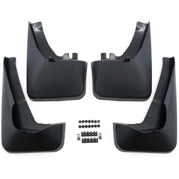 Red Hound Auto 2006-2010 Compatible with Jeep Commander Mud Flaps Splash Guard Without Running Boards Front Rear 4 Piece Set Custom Molded
